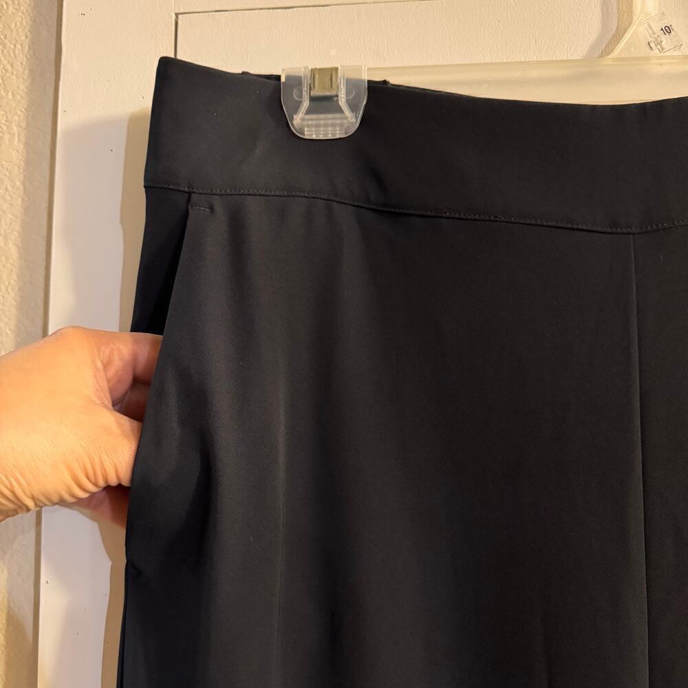 NWT Summersalt The Perfect Wide Leg High Rise Pant Black Women Size 14 - Picture 8 of 8